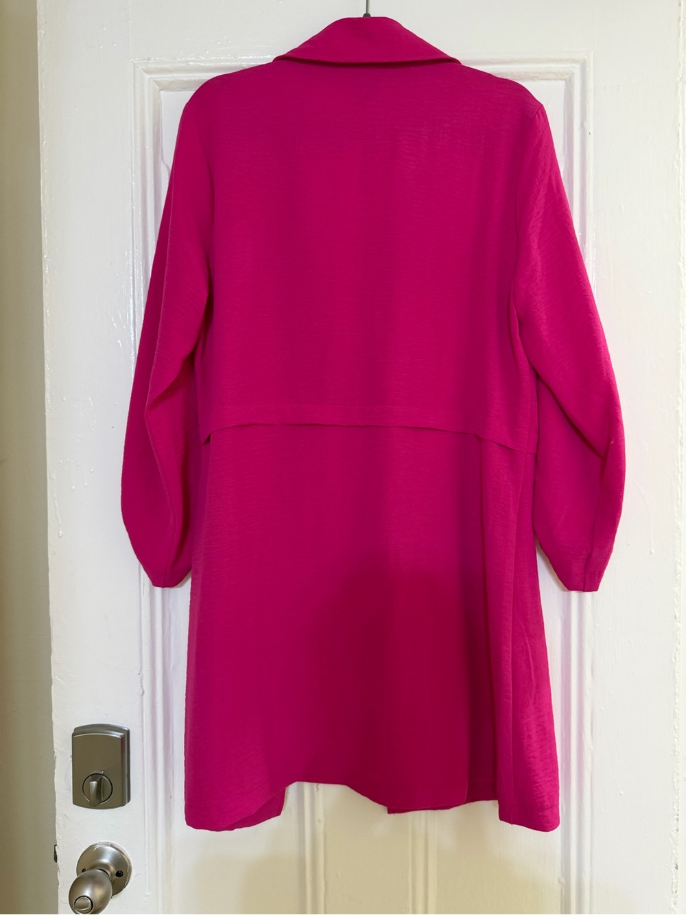 SOHO Women's Fuchsia Open Front Blazer - Picture 4 of 6
